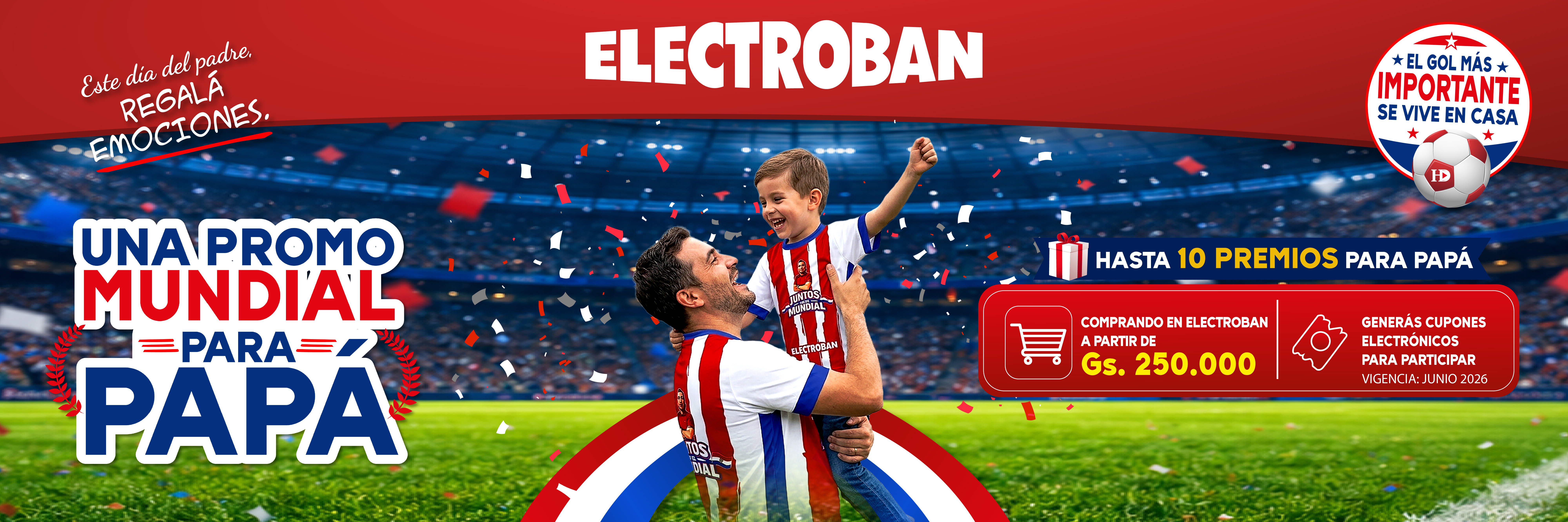Una promo Mundial para Papá