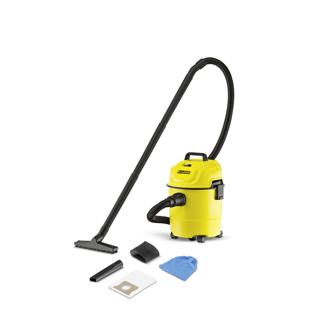 Aspiradora Karcher Mod. WD1 1200W 15L Agua-Polvo