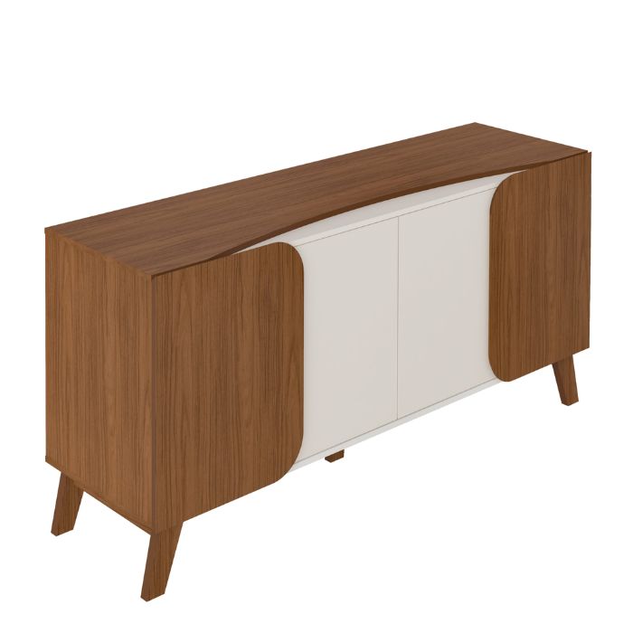 Aparador Buffet Elegance 4 Puertas 2 Estantes Internos