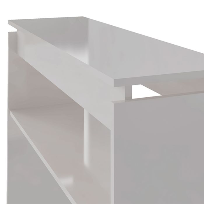 Aparador para Sala Creta Blanco MDF/MDP Pintura UV