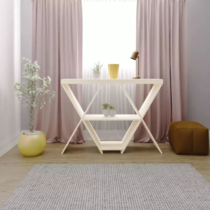Aparador para Sala Estrella Off White Tapa de Tamburato