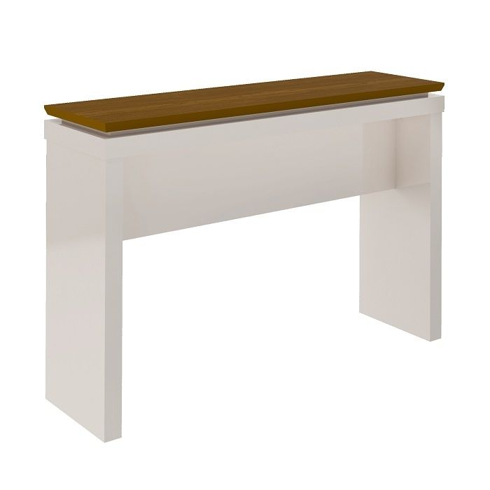 Aparador para Sala Luna Off White/Cedro Tapa Doble MDF