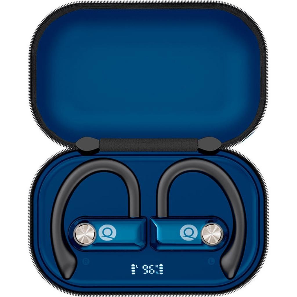 AURICULAR DEPORTIVO QTFOE10 BT 5.1/+100H/IPX4/LED-AZ