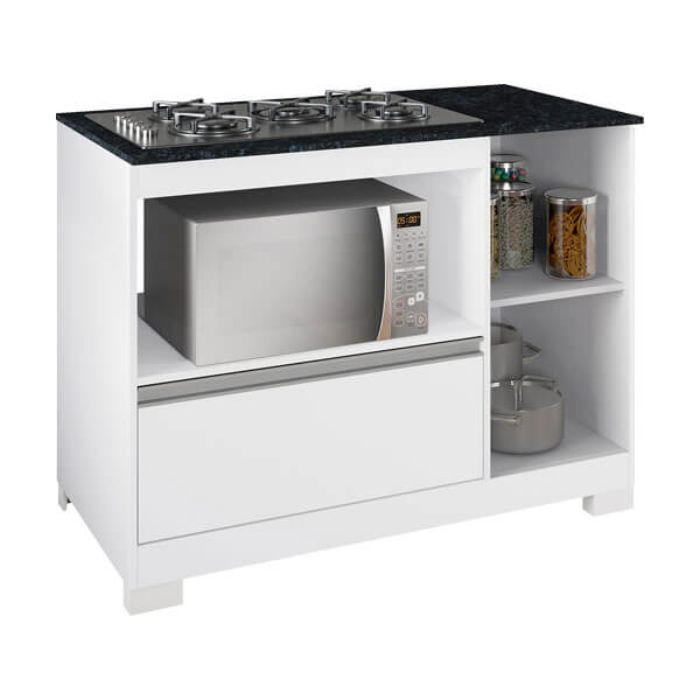 Balcon para Cocina 1 Puerta Notavel NT3050 Cooktop 1110 Blanco New