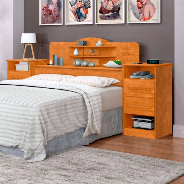 Cabecera para Cama Imperial 2 Mesitas 1.40 J&A Nature