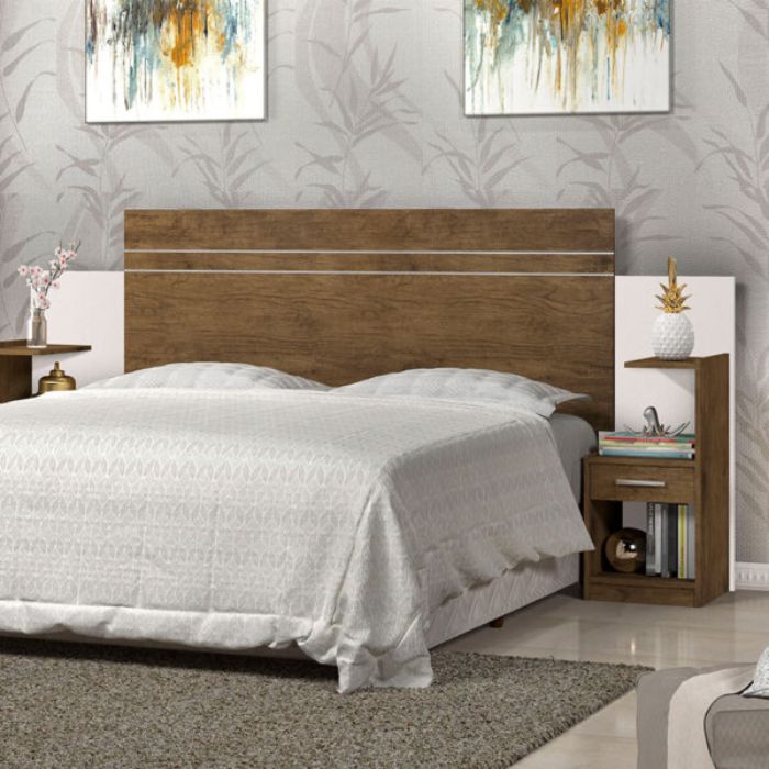 Cabecera para Cama J&A Moana 1.40|1.60 Jequitiba Jequitiba | Off White