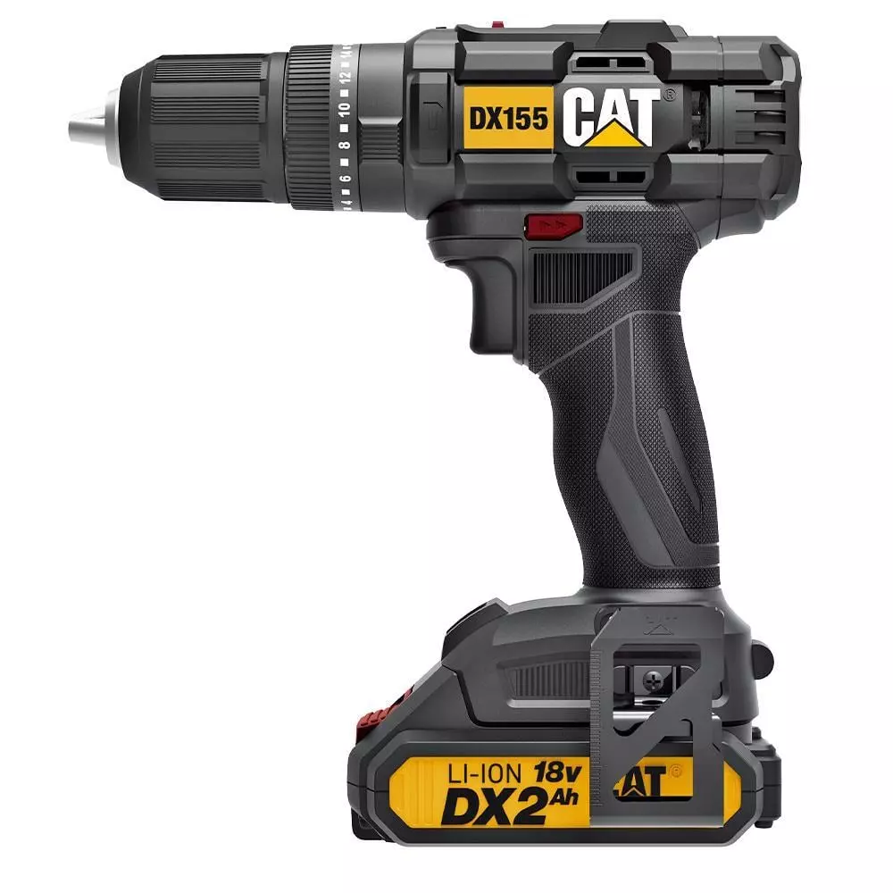 CAT Taladro 13mm 50Nm C/Cargador + 1 BAT 2AH 18V