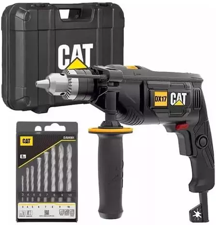 CAT Taladro 13mm 750W C/ Maletín + Juego de Mechas