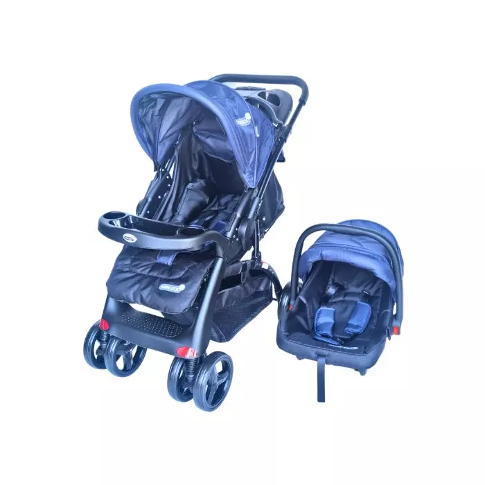 Carrito para Bebé con Paragua Tatiki Move Azul de Lino