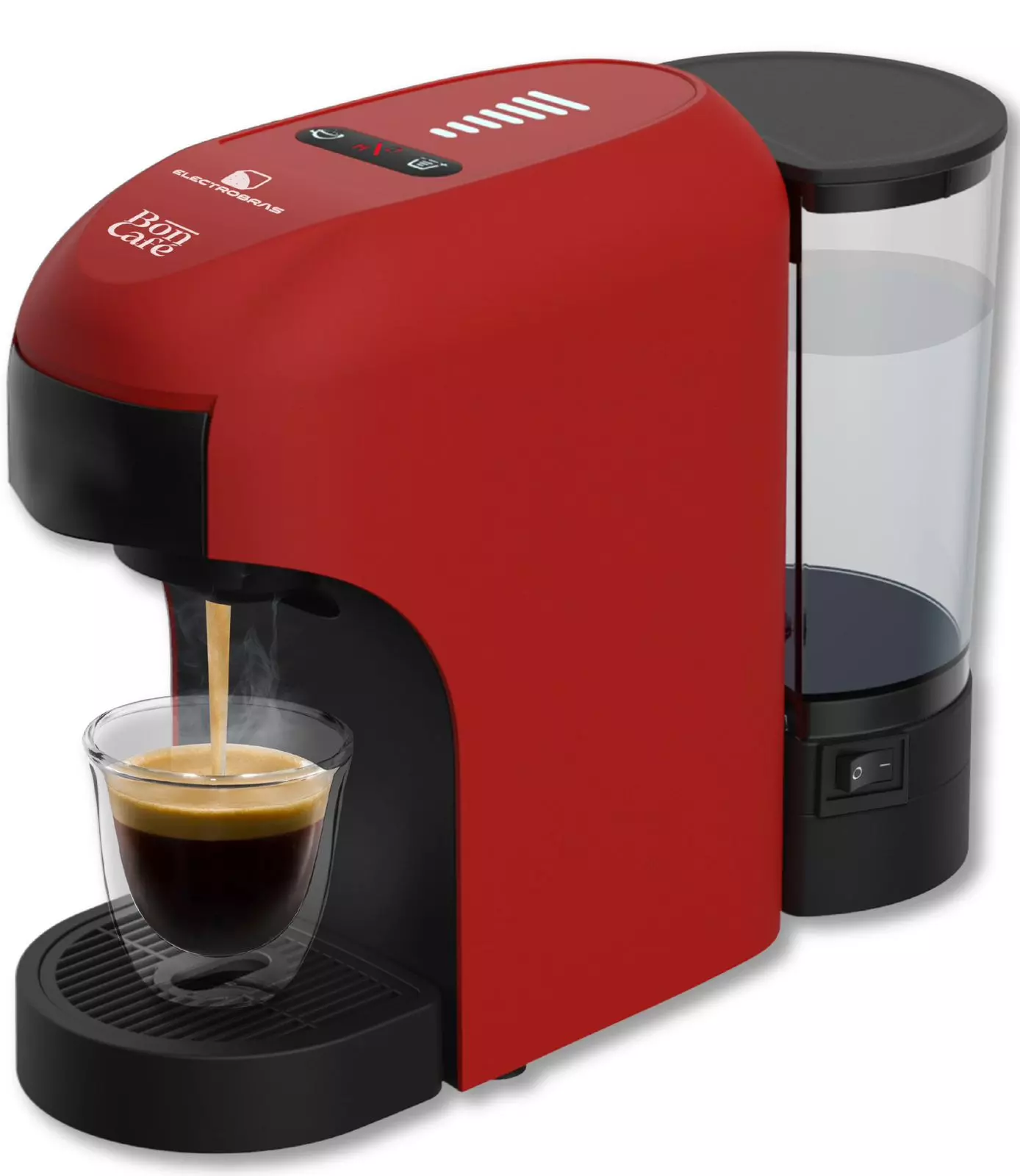 Cafetera Electrobras Multicapsulas - 3 En 1                                                          Bon Cafe - Rojo