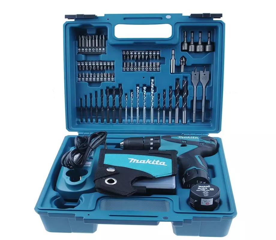 TALADRO MAKITA 10V HP330D + JUEGOS DE 74 PIEZAS -9702121