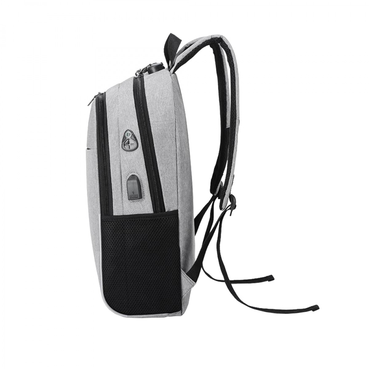 Mochila Antirrobo Kolke Impermeable KVM-339 Gris Claro