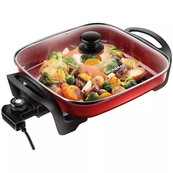 OLLA ELECTRICA MONDIAL MULTICOOK RED CERAMIC