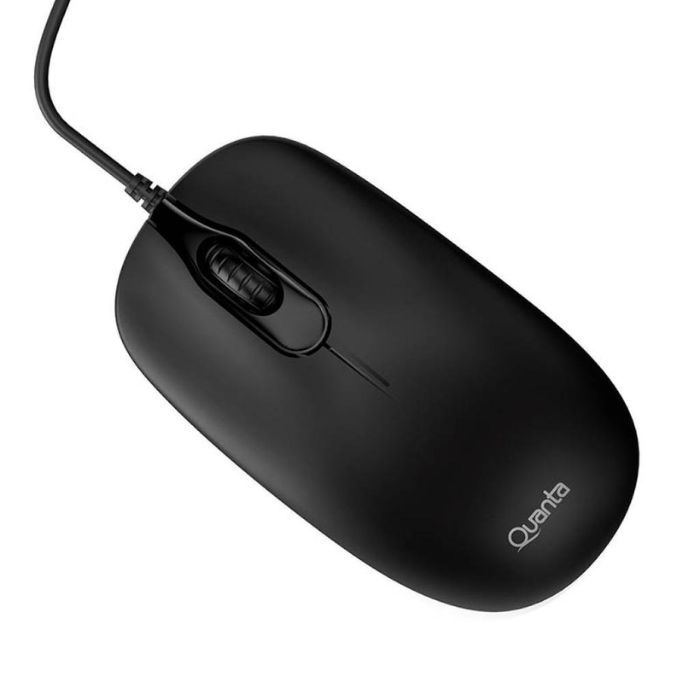 Mouse Óptico Quanta QTMO10 1.5 metros USB Plug and Play