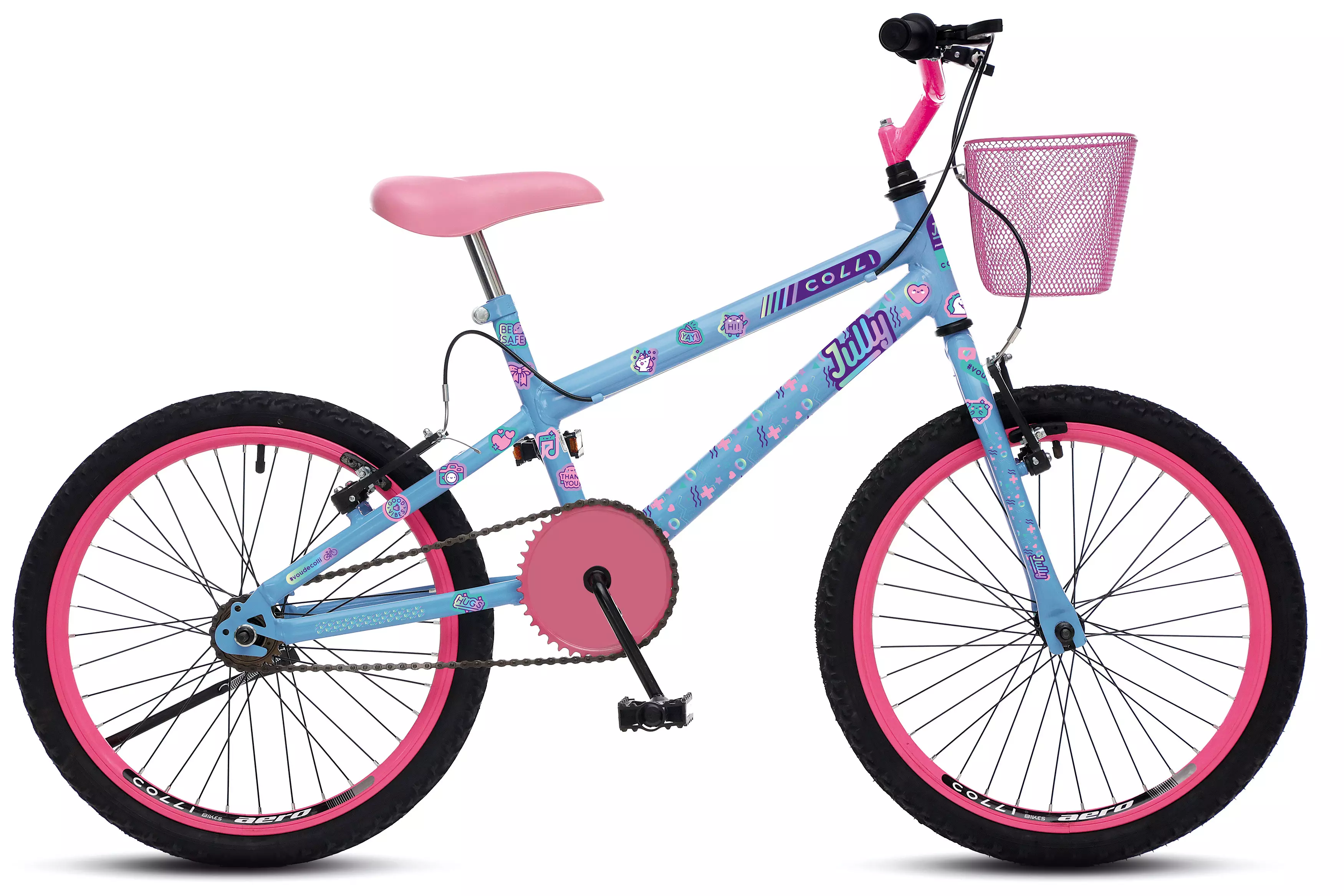 Bicicleta July Aro 20 Azul Champ Colli Movelmax