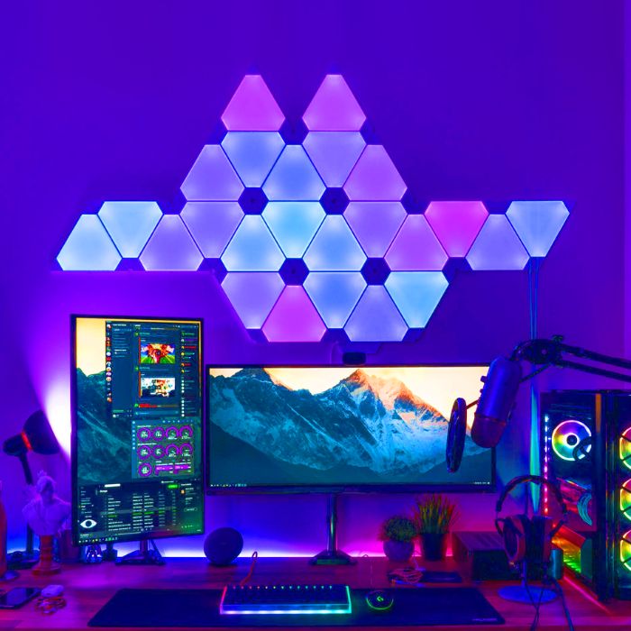 Panel LED Triangular 9 Paneles RGB CCT ZM-SLP-9 ZigBee