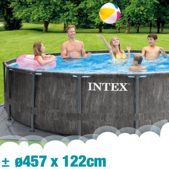 Piscina Intex 16805 Litros Premium Circular con Filtro 457X122cm