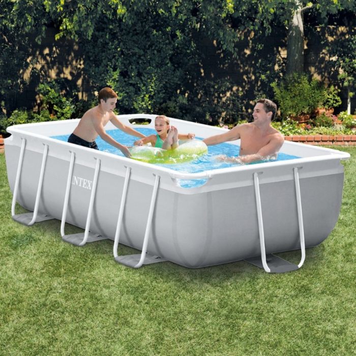 Piscina Intex 3539 Litros Premium Rectangular Prism Frame 300X175X80cm