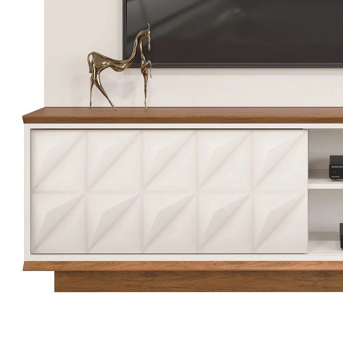 Rack para TV con Panel Home Davi 1 Puerta MDP /MDF