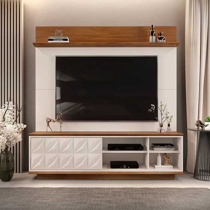 Rack para TV con Panel Home Davi 1 Puerta MDP /MDF