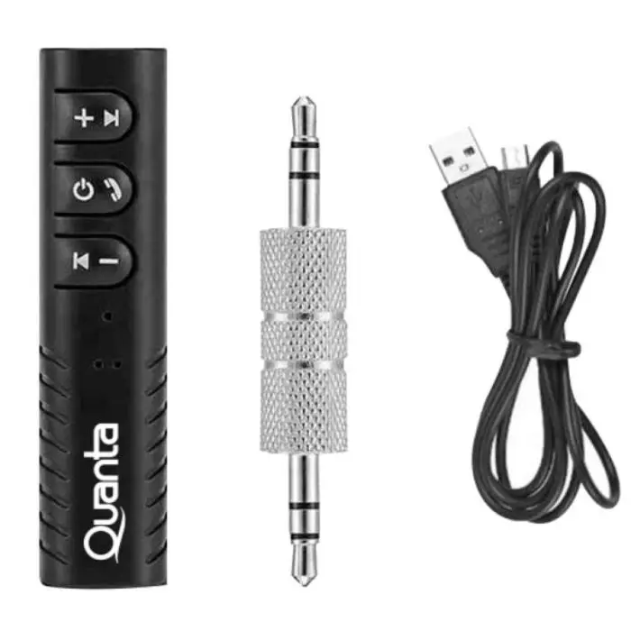 Receptor de Audio Bluetooth Quanta QTRABT10 AUX 3.5mm