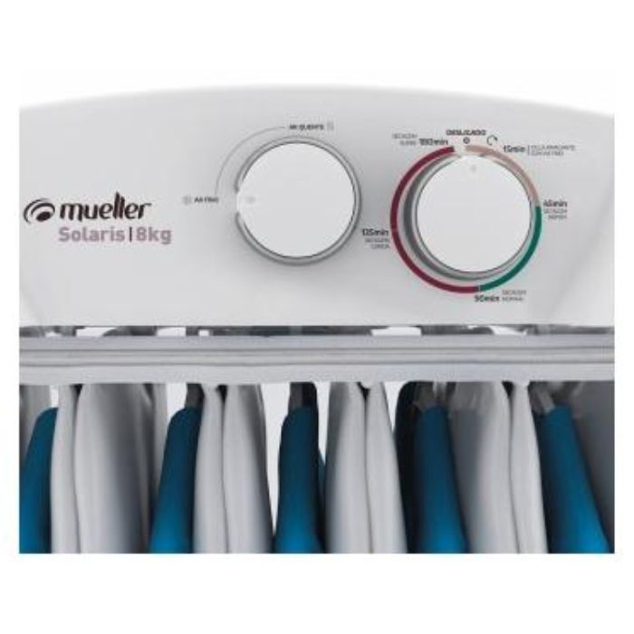 Secarropas Colgante Mueller Solaris 8 kg 5 Perchas con Temporizador