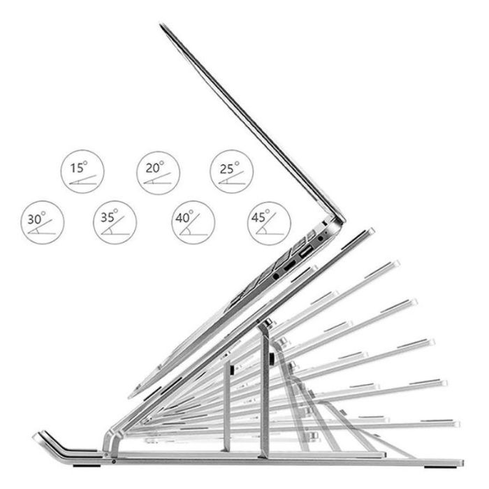 Soporte para Notebook y Tablet Quanta Aluminio QTSNT10