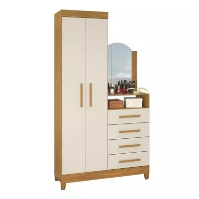 Ropero/Comoda Capri Carvalh/Off White