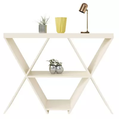 Aparador para Sala Estrella Off White Tapa de Tamburato