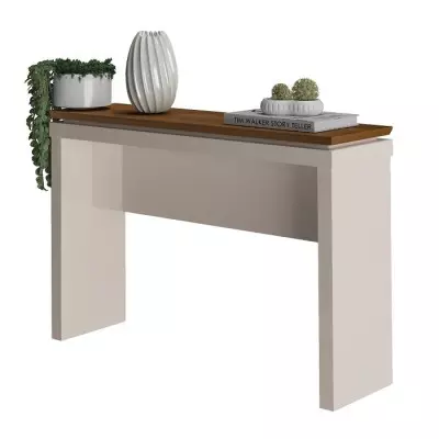 Aparador Para Sala Luna Off White/Cedro Tapa Doble Mdf