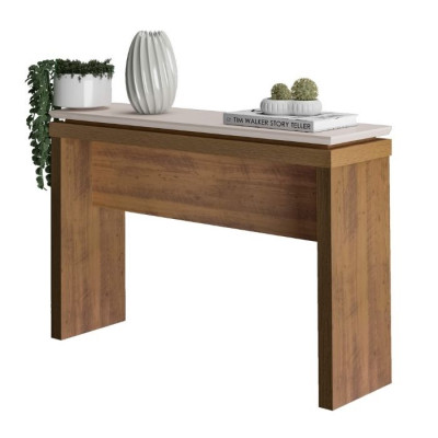 Aparador para Sala Luna Off White/Pino Tapa Doble MDF