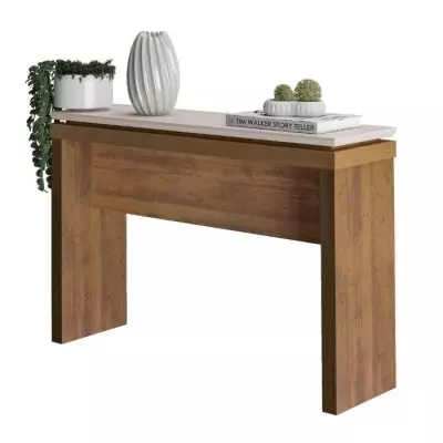 Aparador Para Sala Luna Off White/Pino Tapa Doble Mdf