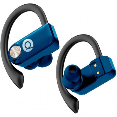 AURICULAR DEPORTIVO QTFOE10 BT 5.1/+100H/IPX4/LED-AZ