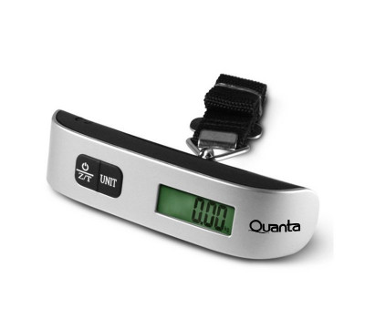 BALANZA DIGITAL DE EQUIPAJE QUANTA QTBPD81I 50KG/LCD 0.44'