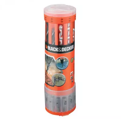 Kit Black & Decker De 23 Pzs. Mechas+Puntas A7102 -B052358