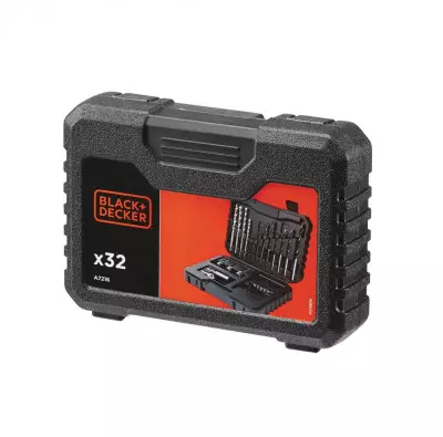 Kit Black & Decker De 32 Pzs. Mechas+Puntas A7216 -B052365