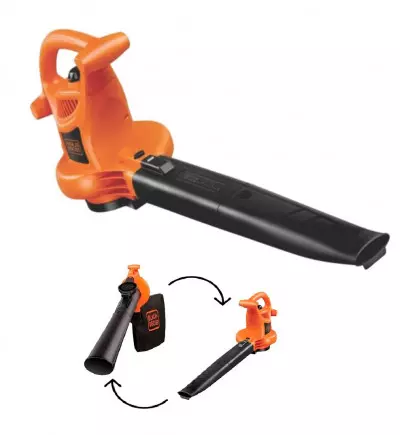 Soplador Aspirador Eléctrico B&D 2500W Dv-25 40 Litros -B05097