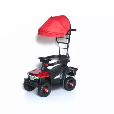 Buggy Musical Con Guiador Mom-Ezy Rojo