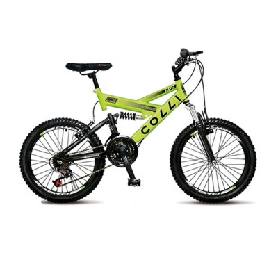 BICICLETA COLLI GPS DOBLE SUSP.ARO.20 21M AMARILLO/NEON