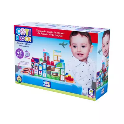 Mesa Didactica Coti Block 40 Piezas Cotiplas 2354