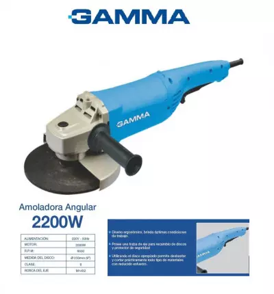 Amoladora Angular Gamma 2200W - G207632