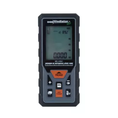 Medidor Láser De Distancia Gladiator 100 Metros 6505Nm
