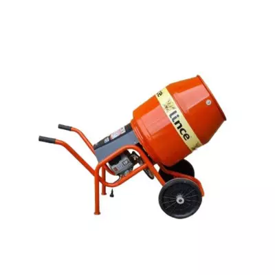 Hormigonera Reforzada Lince 130 Litros 3/4Hp Naranja