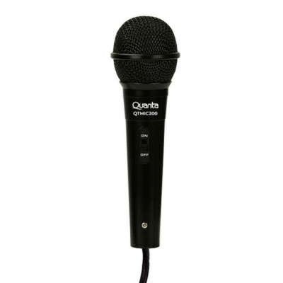 Micrófono Dinámico Cardioide Quanta QTMIC200 Cable 3m