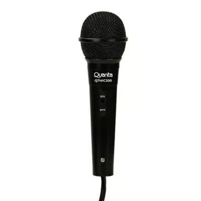 Micrófono Dinámico Cardioide Quanta Qtmic200 Cable 3M