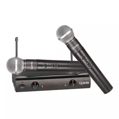Micrófono Inalámbrico Dual Quanta Wireless Qtmic103