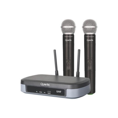 Micrófono Inalámbrico Dual Quanta Wireless QTMWU104