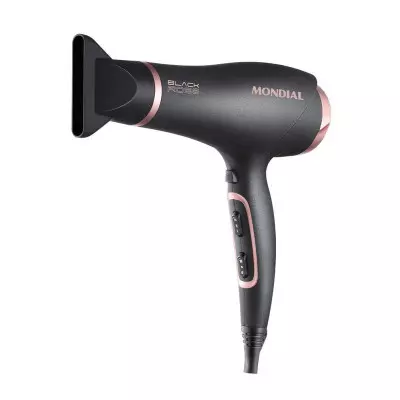 Secador De Pelo Mondial Black Rose 2000W Tourmaline
