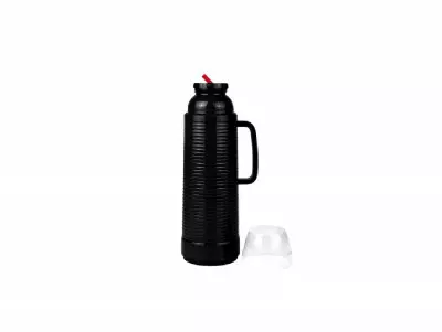 Termo Para Mate Mor Daily Negro Con Pico 360º 1 Litro - M05530