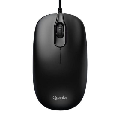 Mouse Óptico Quanta QTMO10 1.5 metros USB Plug and Play